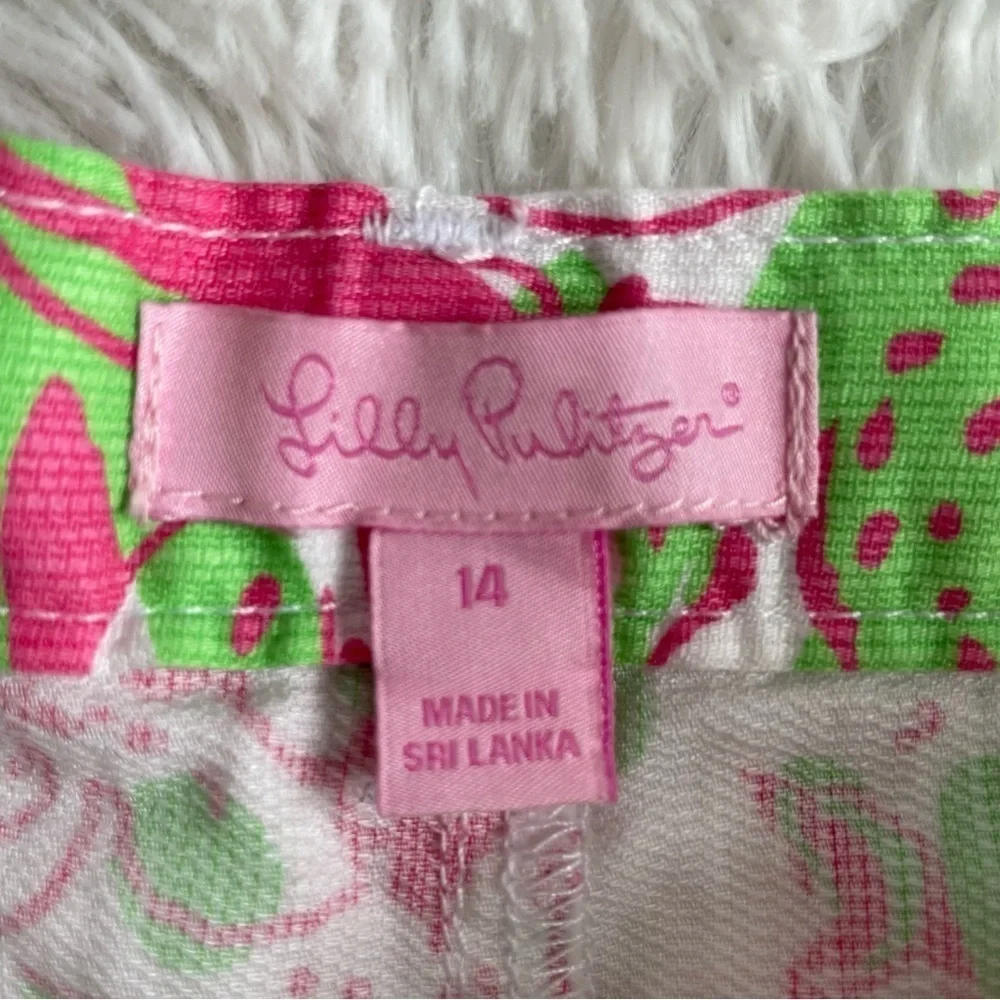 Lilly Pulitzer | Girls Adie Shortsin Flamingo‎ Pink Southern Charm, 14